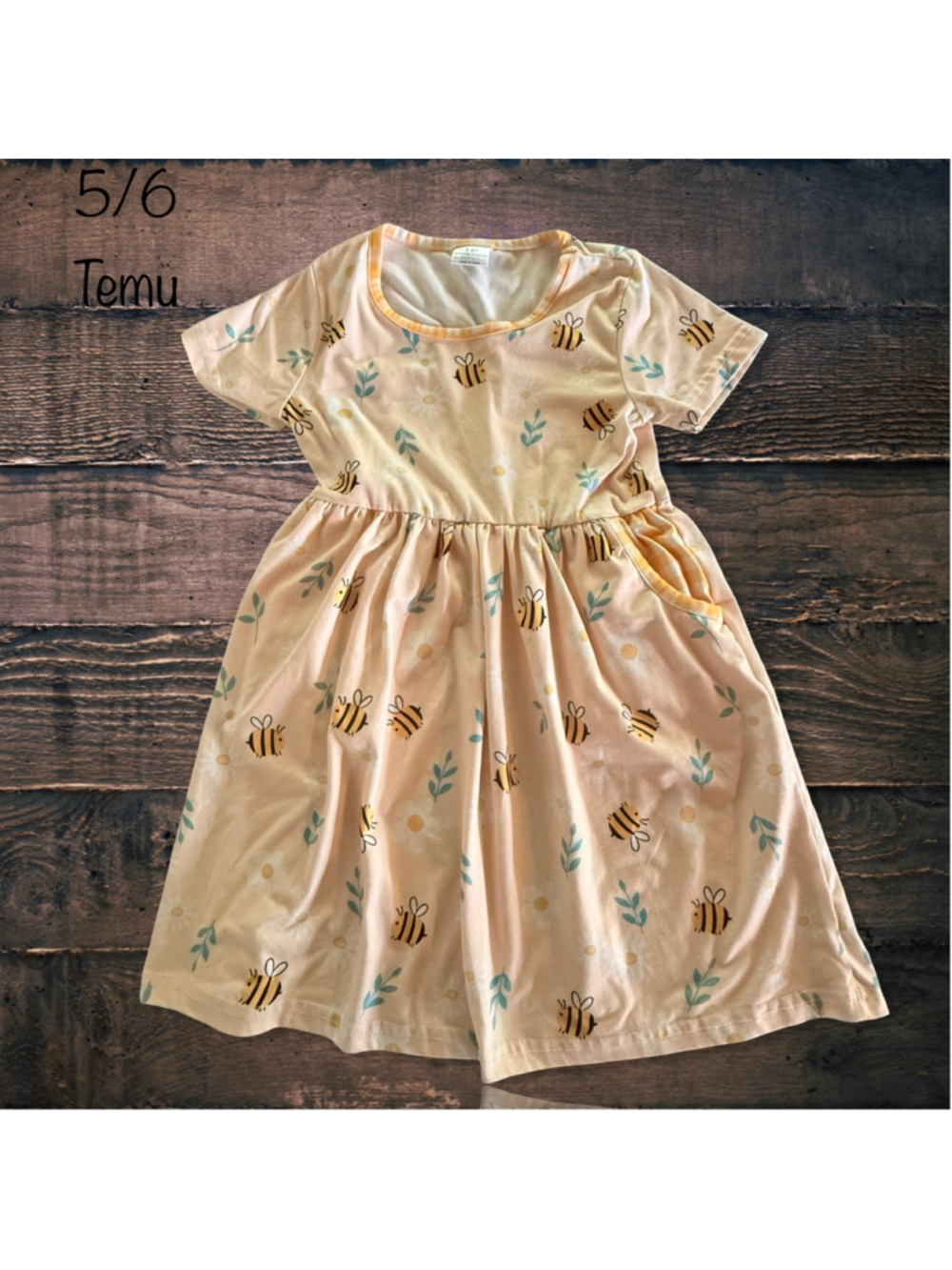 Size 5/6 Temu Bee Dress